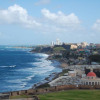 Вид из , View from Fuerte San Felipe, San Juan PR Форт Сан Фелипе, Сан-Хуан, Пуэрто-Рико